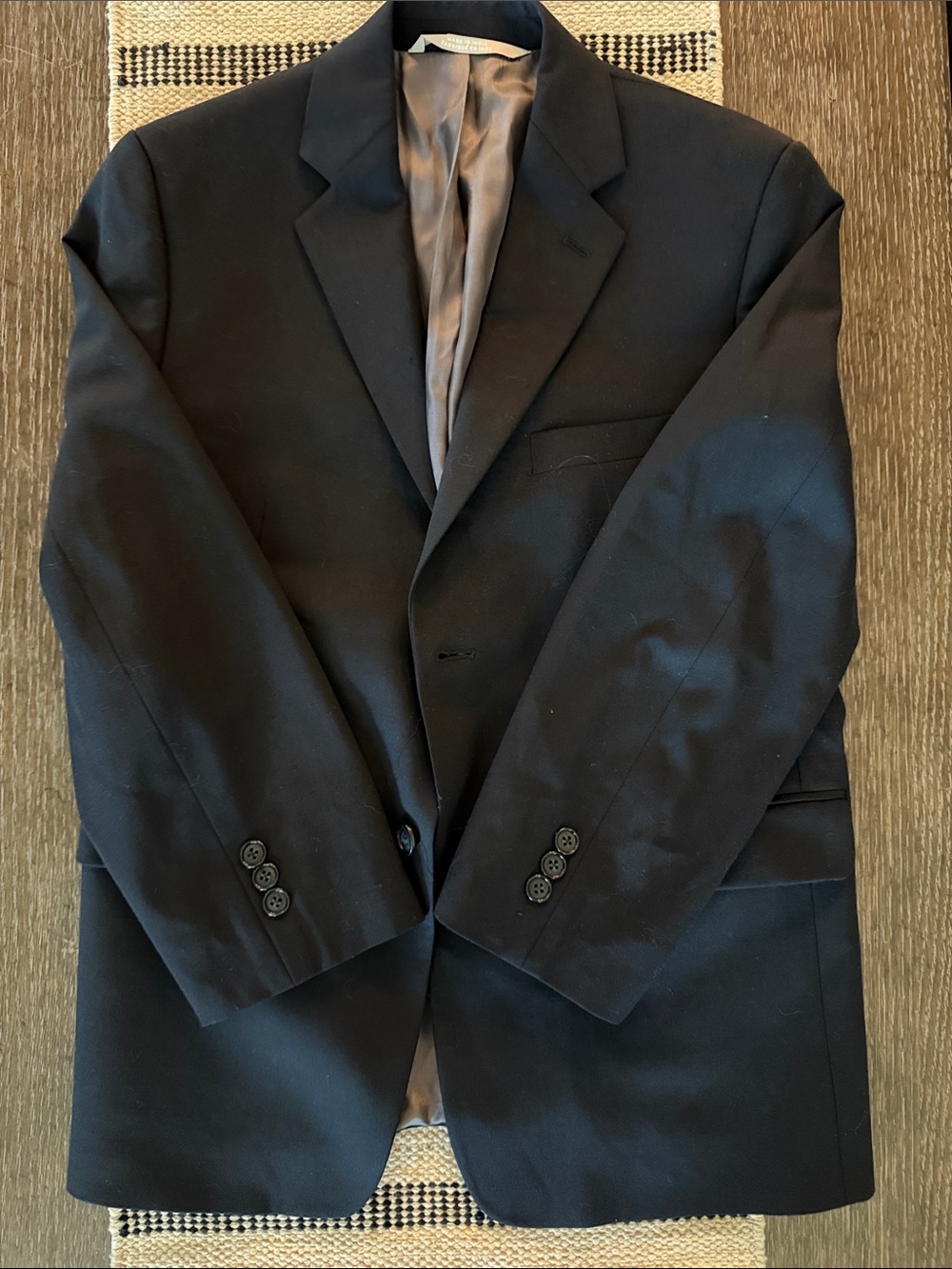 Nordstrom Dark Navy Men's Two-Button Sport Coat Blazer